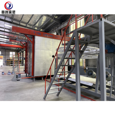 comprar Máquina moldando plástica automática rotatória da canela para o tanque de água múltiplo da cor online manufacture