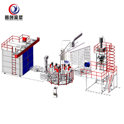 comprar Equipamento do molde rotatório do braço de Independeng para produtos do plástico do tanque de água online manufacture