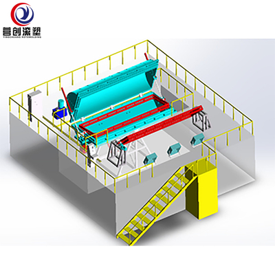 comprar Equipamento do molde rotatório do barco do assado da criação de animais/máquina de molde giratória online manufacture