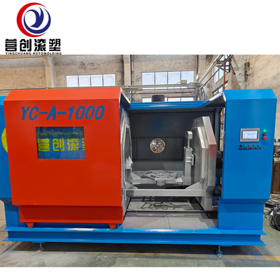 comprar Máquina de rotomoulding de aquecimento elétrico 1000*1000 com capacidade de carga de 100 kg / potência total de 50 kW online manufacture
