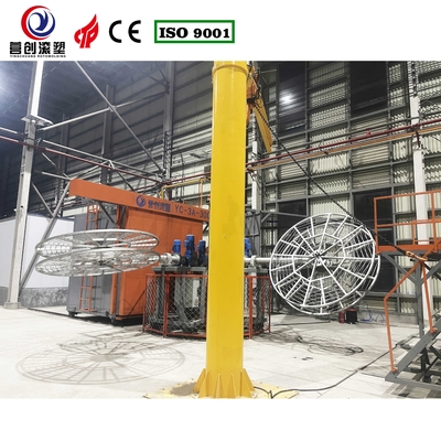 comprar Máquina de produção de tanques de água controlados por PLC / máquina de moldagem rotativa para plástico PE online manufacture