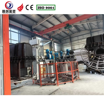 comprar Capacidade de abastecimento de 35 kg Máquina de moldagem rotacional com frequência ajustar a velocidade e material de molde de alumínio online manufacture