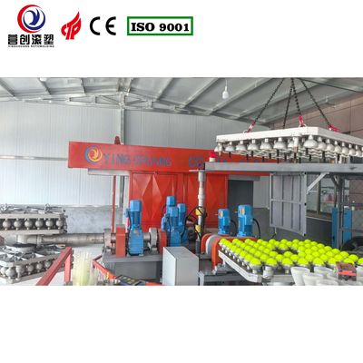 comprar Máquina de rotomoulding bi-axial de pickleball LLDPE com 62KW de potência e controle automático online manufacture