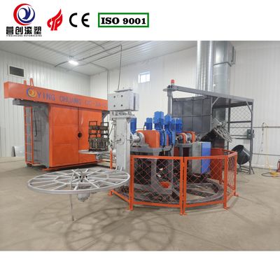 comprar Máquina de moldagem rotativa de carrossel de Yingchuang Roto CC-3A-2000 para caixa de arrefecimento isolado de camuflagem online manufacture
