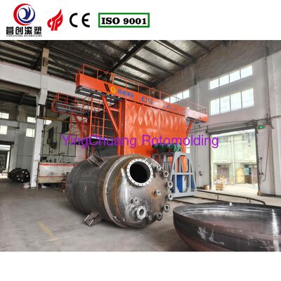 comprar Temperatura de moldagem 200400 Celsius Máquina de moldagem rotativa de transporte Modo de arrefecimento por ar assegurando uma saída de molde consistente e plástico Fabricação em linha