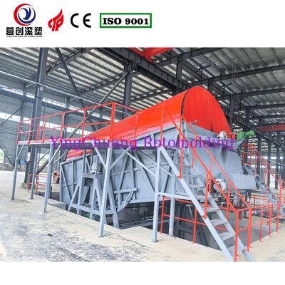 Comprar Máquina de moldagem rotativa de balanço de forno CO-8000 para um barco personalizado Fabricação em linha