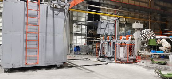 comprar Máquina de moldagem por rotação de múltiplos braços de PP/PE/HDPE/LLDPE com tensão de 220V/380V/440V online manufacture