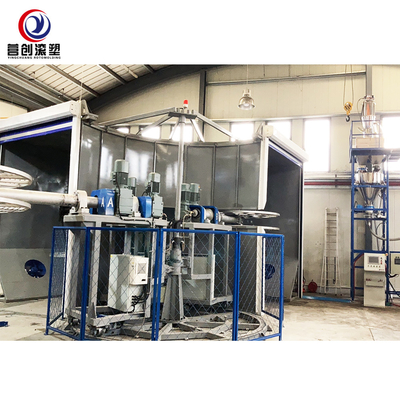 multi máquina 2500L moldando giratória funcional para a fatura plástica dos produtos