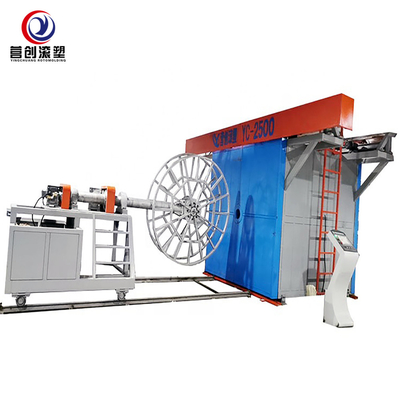 Equipamento automático 40kw do molde rotatório da canela para a fossa séptica