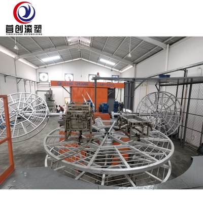 Equipamento de moldagem por rotação de aquecimento elétrico para processamento de plásticos PE