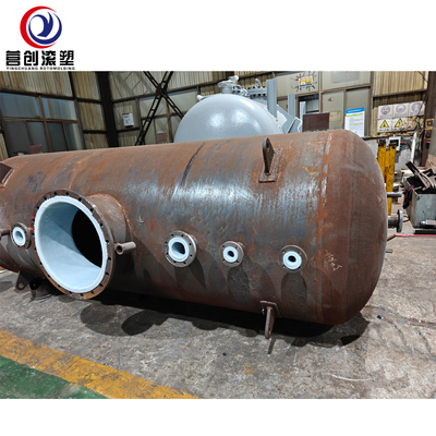 Tanques de armazenamento SLP altamente duráveis de plástico revestido de aço carbono com excelente resistência química