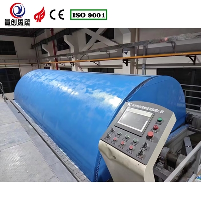 Produção Automática Rock And Roll Rotomoulding Machines With Delta PLC Controller Advisory 6KW-11KW