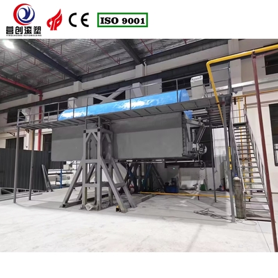 Máquina de rotomoulding de rocha e rolo com controlo PLC de precisão óptima DELTA