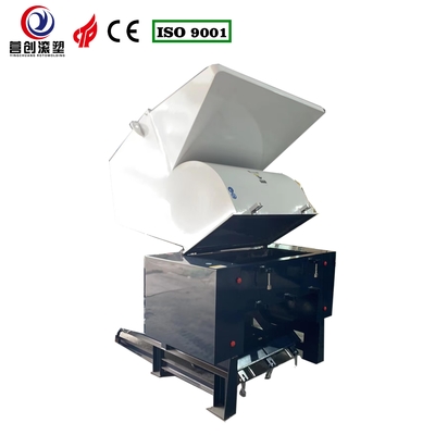 Máquina trituradora de plástico de 400 kg de capacidade com coletor de poeira e ecrã incluído para processamento de plástico ecológico