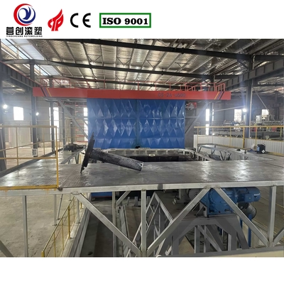 Máquina de rotomoulding multifuncional para produção de poupança de energia