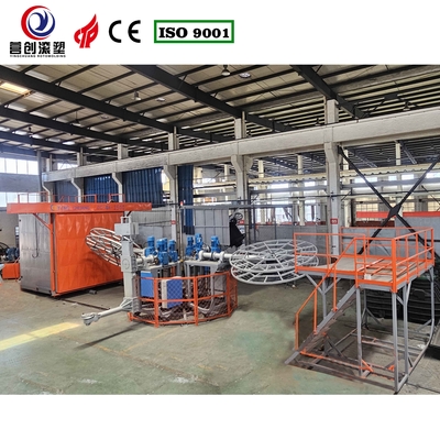 4 braços 3,5 metros Forno Bi-Axial Máquina de Rotomoulding Experiência eficiência incomparável Precisão