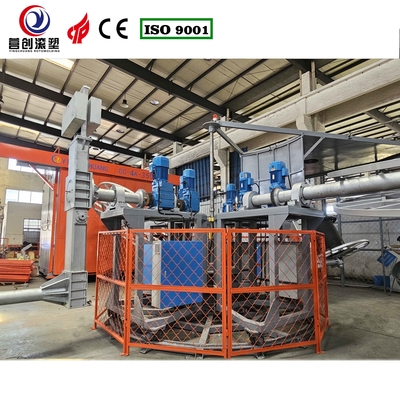 Equipamento Avançado de Moldagem Rotacional Carrossel para Produção Segura
