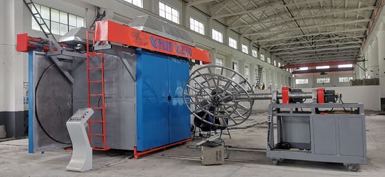 Máquina de moldagem rotativa automática Siemens PLC para instalações de fabrico