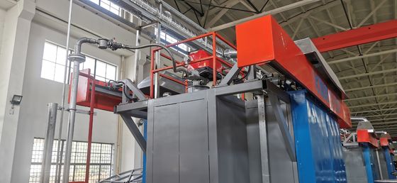 Máquina de moldagem rotativa de transporte de alta eficiência para produção rápida