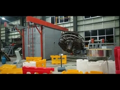 25000L Máquina de moldagem por rotação de dois braços de transporte para moldagem de plástico