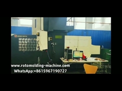 Equipamento de rotação totalmente automático para a fabricação de grandes produtos ocos em reservatórios de água