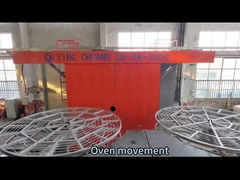 Máquina de moldagem rotativa com compatibilidade a altas temperaturas