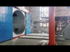 Máquina de moldagem rotativa robusta com componentes de qualidade para produzir caixa de resfriamento