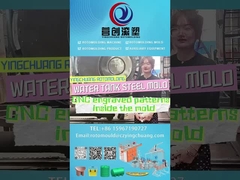 Formas de rotomoulding de aço de tanques de água com padrões finamente esculpidos usando fresagem CNC