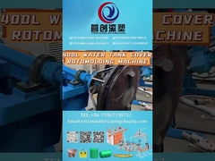 Yingchuang 400L tampa do tanque de água Rock And Roll Rotomoulding Machine com baixo ruído