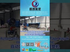 Máquina de fabricação de caiaques personalizável Máquinas de rotomoulding de rock and roll