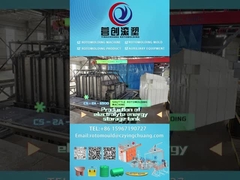 Yingchuang Roto Forno de 6,5 metros Máquinas de rotomoulding de transporte para armazenamento de energia de eletrólitos personalizado