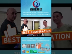 A Yingchuang Rotomolding dá as boas-vindas aos clientes do Tajiquistão para visitar a fábrica