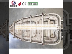 Molde de barco por rotomoldagem personalizado com design cilíndrico e serviço de consultoria