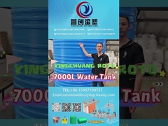 Tanques de água rotomoldados com capacidade para 7000L Alta durabilidade e confiabilidade