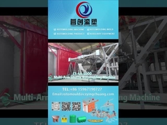 Máquina de rotomoldagem Yingchuang Roto CS-4A-5000 Multi-braços para tanque de água de camada dupla
