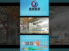 Máquina de Rotomoldagem Shuttle Yingchuang Roto CS-2A-8500 de O-arms Usada para rotomoldagem em larga escala