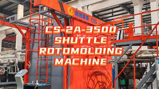 Como a tela de controle CS-2A-3500 opera o braço reto e o braço L?