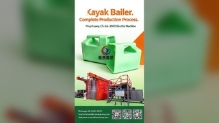Máquina de rotomoldagem CS-2A-3500 | Processo completo de produção para Kayak Bailer | Yingchuang Rotom