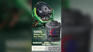 Máquina Rotomoldadora de Chama Aberta CF-1500. Aquecimento por chama aberta. Forno balançando. Os acionamentos do motor principal oscilam.
